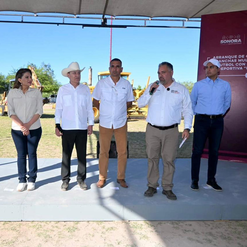 Impulsa Gobierno de Sonora rehabilitación de unidad deportiva en Altar